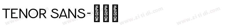 tenor Sans字体转换